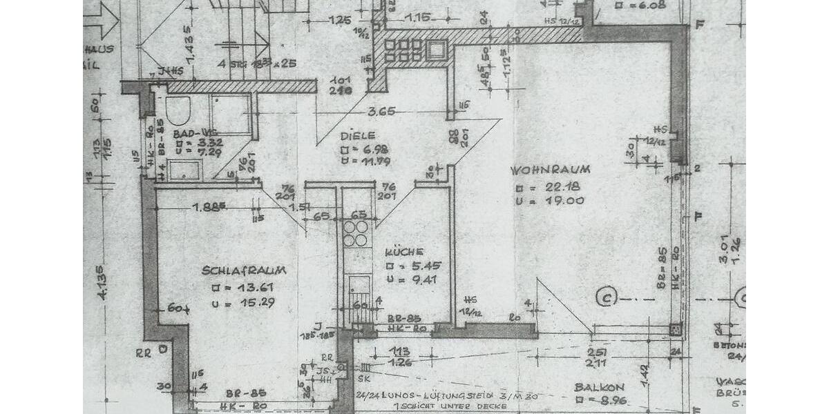 Etagenwohnung Velbert Velbert-Mitte - 2.5 Zimmer, 49 m&sup2;, 420&euro; | Angebot:24815835