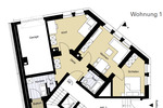 Erdgeschoßwohnung Köln Innenstadt - 3 Zimmer, 55 m&sup2;, 349.000&euro; | Angebot:9060077