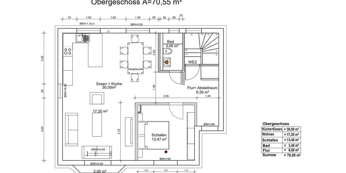 Maisonettenwohnung Wuppertal Gemarkung Ronsdorf - 4 Zimmer, 120 m&sup2;, 1.560&euro; | Angebot:24397749