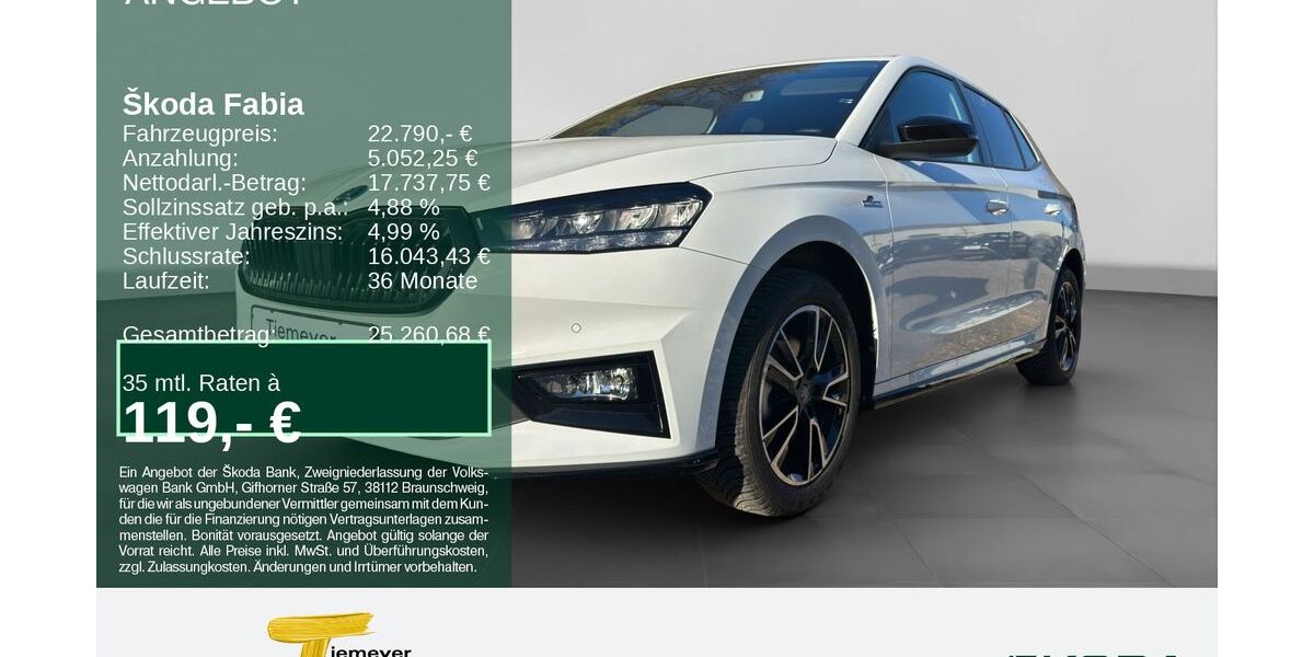 Skoda Fabia 23.014 km 22.470 &euro; Remscheid 42857