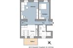 Etagenwohnung Düsseldorf Stadtmitte - 3 Zimmer, 77 m&sup2;, 1.102&euro; | Angebot:26472706