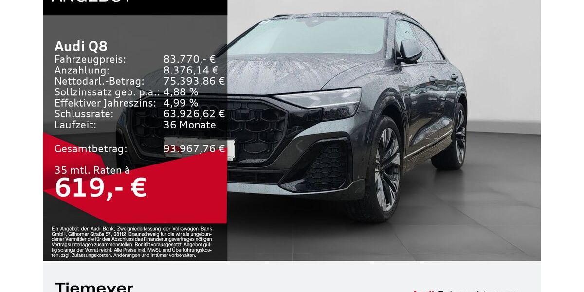 Audi Q8 12.356 km 81.790 &euro; Remscheid 42897