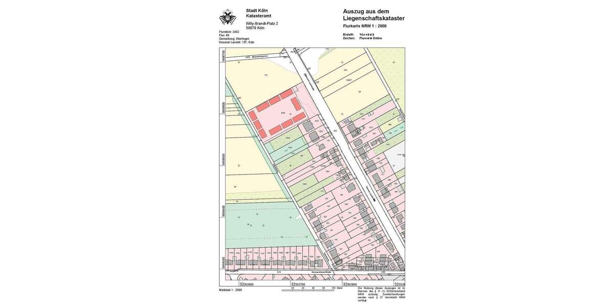 Grundstück Köln Chorweiler - 430.000&euro; | Angebot:27284411