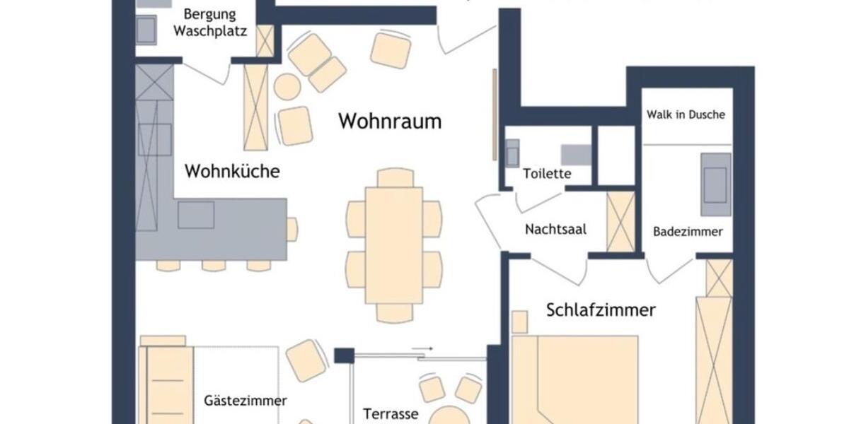 Etagenwohnung Haan - 2.5 Zimmer, 72 m&sup2;, 345.000&euro; | Angebot:27620901