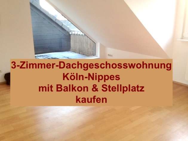 Etagenwohnung Köln Nippes - 3 Zimmer, 80 m&sup2;, 380.000&euro; | Angebot:25554168