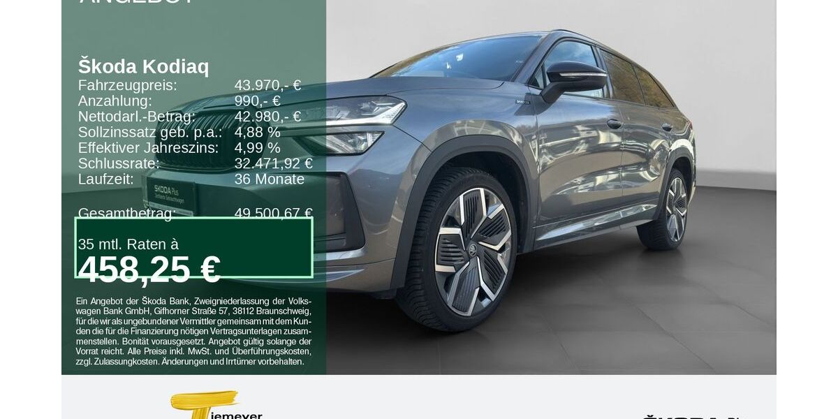 Skoda Kodiaq 27.744 km 43.590 &euro; Remscheid 42857