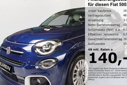 Fiat 500X 93.448 km 15.380 &euro; Düsseldorf 40233