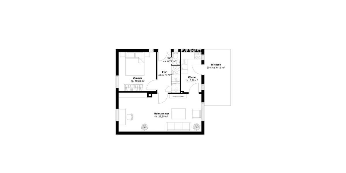 Doppelhaushälfte Leverkusen Schlebusch - 2 Zimmer, 90 m&sup2;, 349.000&euro; | Angebot:24037117