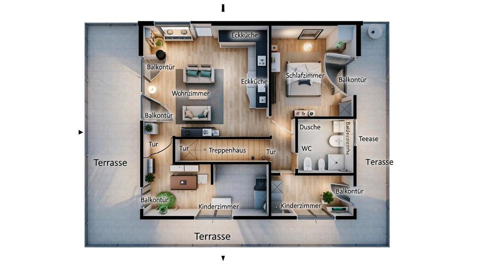 Einfamilienhaus Leverkusen - 4 Zimmer, 105 m&sup2;, 2.000&euro; | Angebot:24742516
