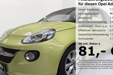 Opel Adam 111.650 km 7.333 € Düsseldorf 40231