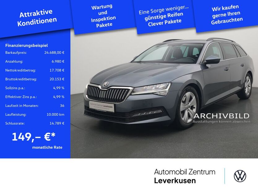 Skoda Superb 57.127 km 24.688 € Leverkusen 51379