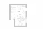 Etagenwohnung Düsseldorf Oberbilk - 1 Zimmer, 39 m&sup2;, 1.100&euro; | Angebot:26816795