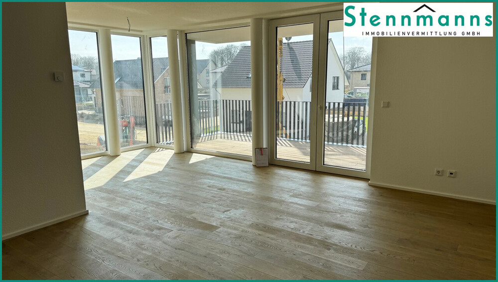 NEUBAU-ERSTBEZUG: MODERNE 3-ZIMMER-WOHNUNG MIT AUFZUG, GROSSEM BALKON UND PKW-STELLPLATZ IN RADEVORM - Etagenwohnung Radevormwald | Angebot:26818182