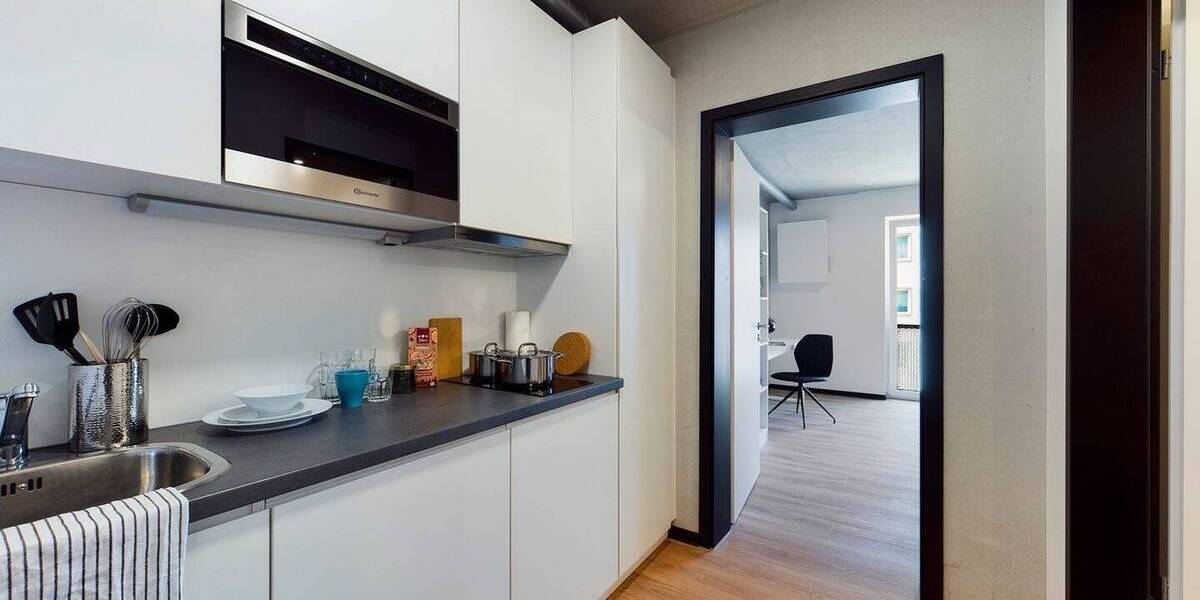 Etagenwohnung Köln Deutz - 1 Zimmer, 25 m&sup2;, 756&euro; | Angebot:23887584