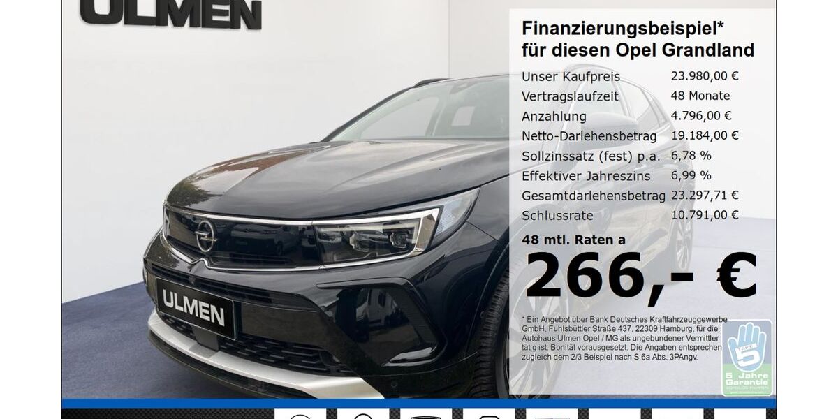Opel Grandland (X) 33.735 km 22.999 € Düsseldorf 40231