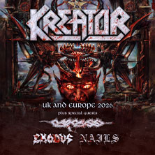 Kreator - Krushers Of The World Tour 2026 04.04.2026 Grugahalle
