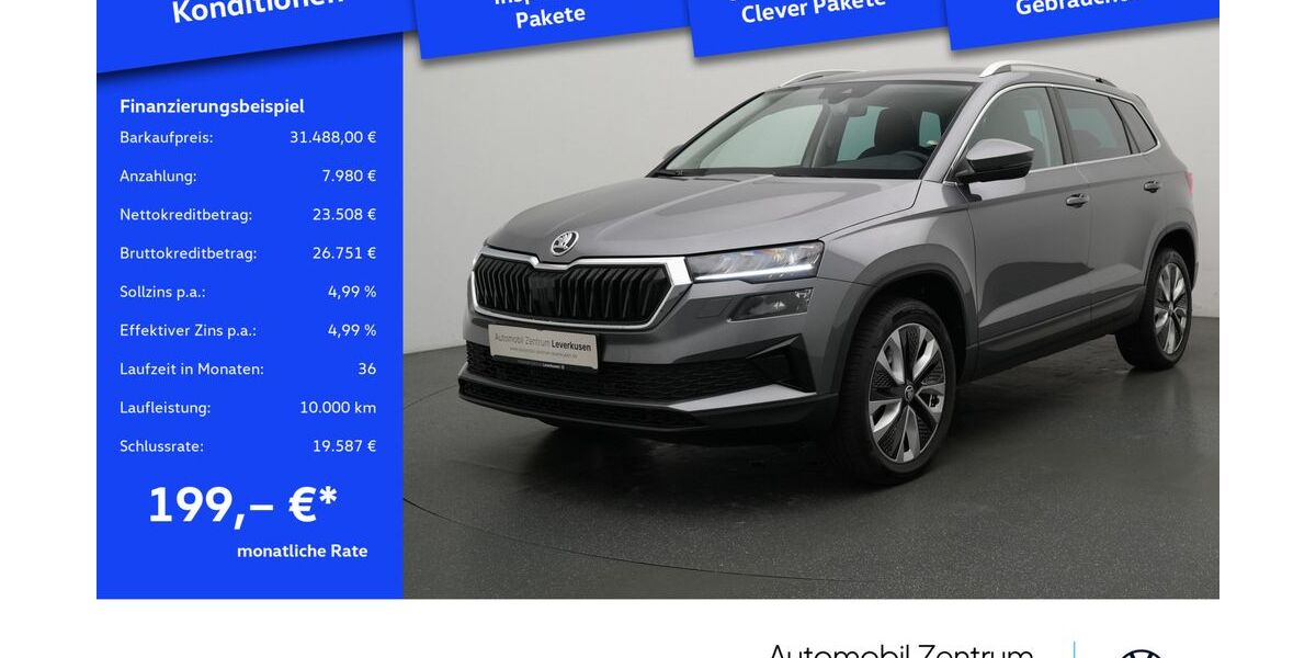Skoda Karoq 19.979 km 30.980 € Leverkusen 51379