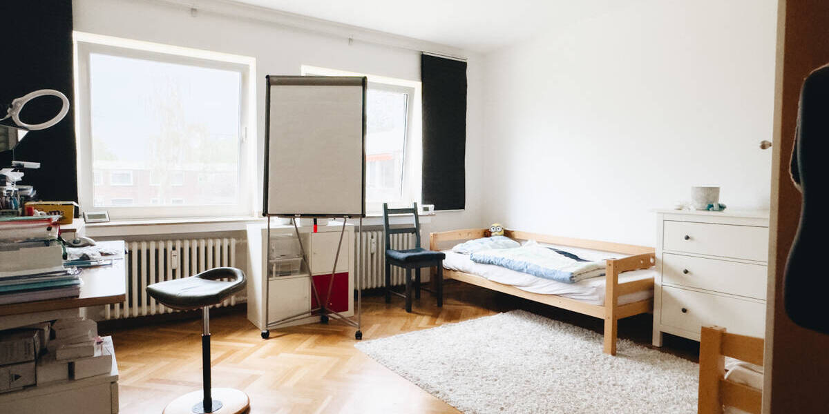 Etagenwohnung Düsseldorf Lörick - 4 Zimmer, 98 m&sup2;, 449.000&euro; | Angebot:23947607
