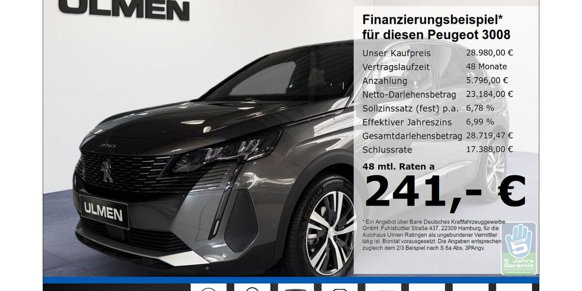 Peugeot 3008 15.997 km 27.980 &euro; Ratingen 40880