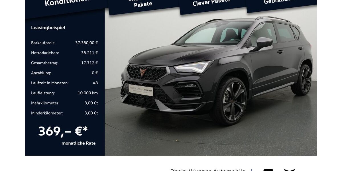 Cupra Ateca 1.001 km 36.680 € Leverkusen 51373