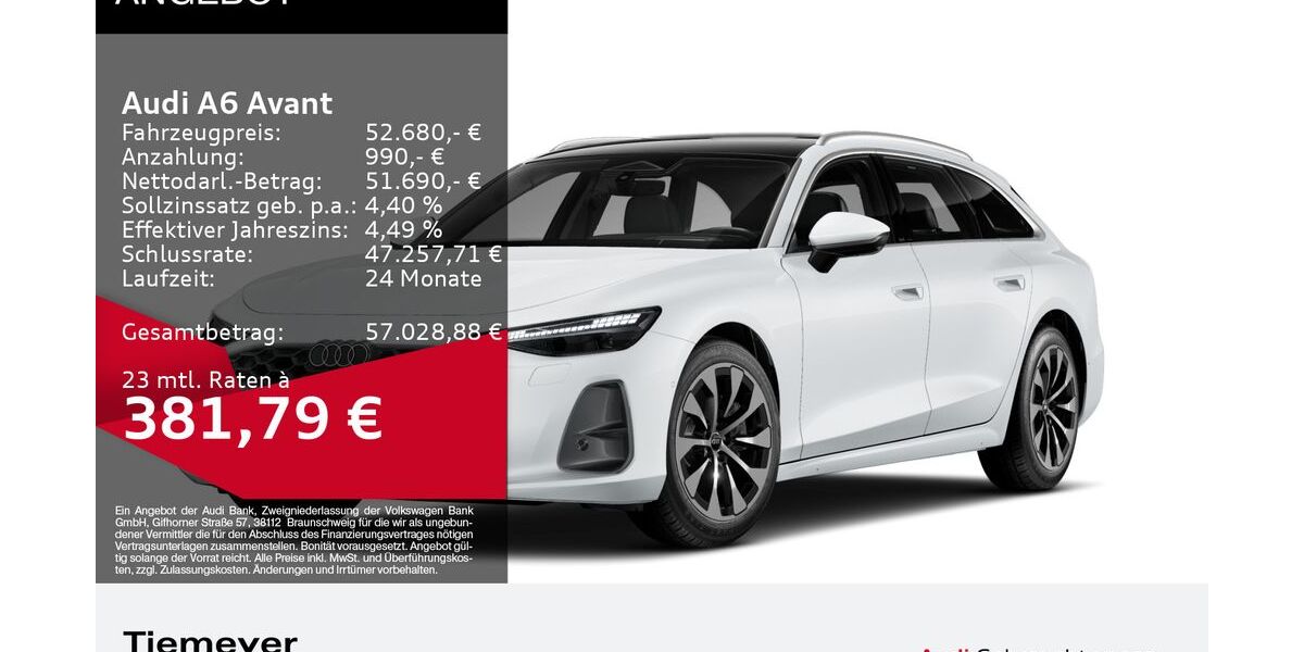 Audi A6 21.847 km 52.280 &euro; Remscheid 42897