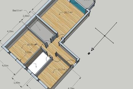 Wohnung Wuppertal Gemarkung Langerfeld - 3 Zimmer, 81 m&sup2;, 175.000&euro; | Angebot:24695902