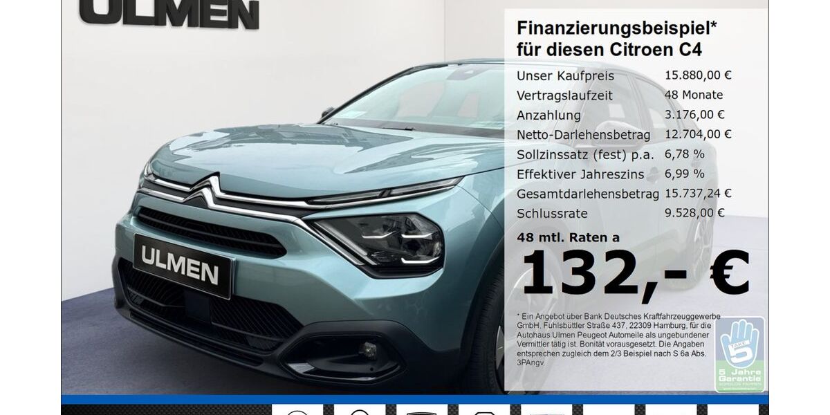 Citroen C4 14.639 km 15.550 &euro; Düsseldorf 40233