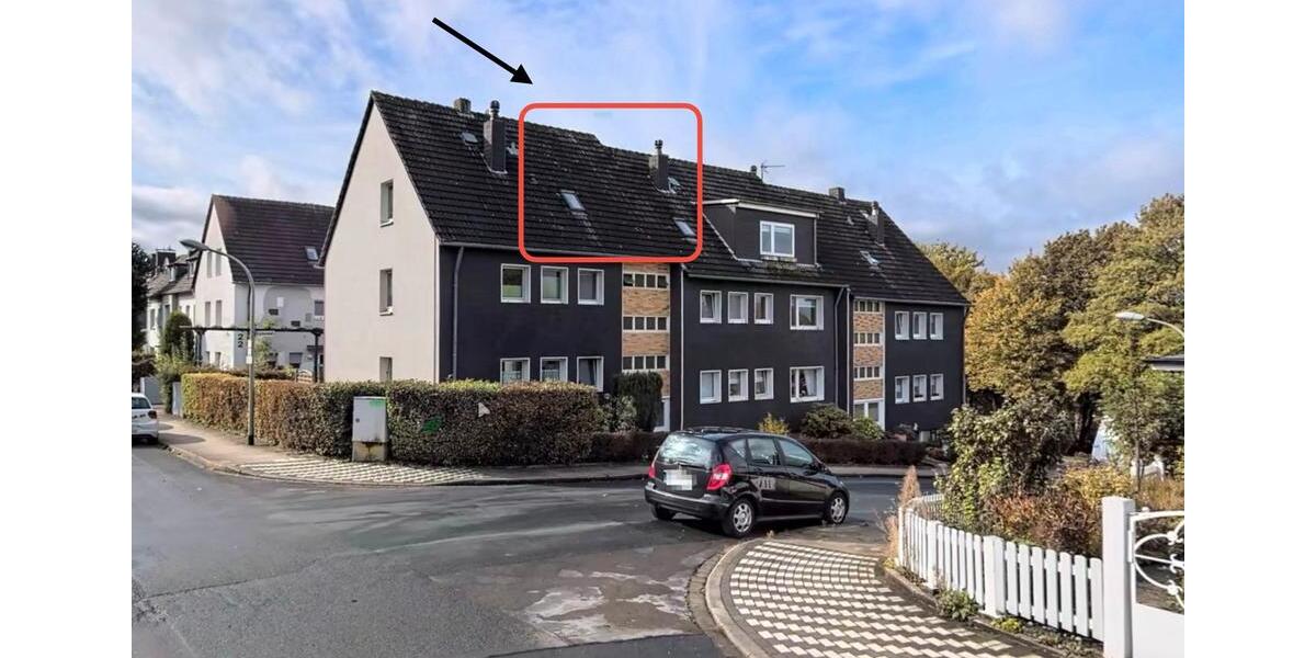 Dachgeschoßwohnung Hattingen - 2 Zimmer, 55 m&sup2;, 545&euro; | Angebot:27616202