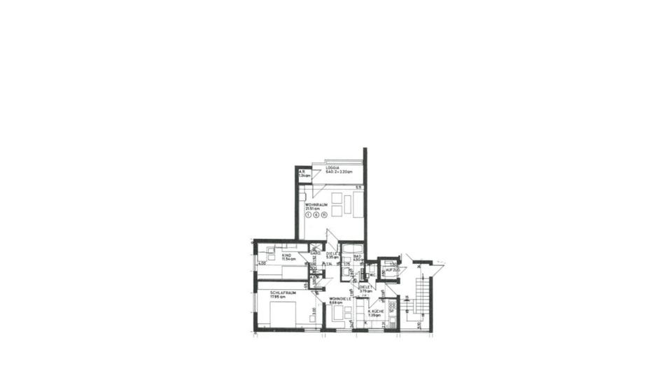 Etagenwohnung Solingen Central - 3 Zimmer, 88 m&sup2;, 980&euro; | Angebot:24572586