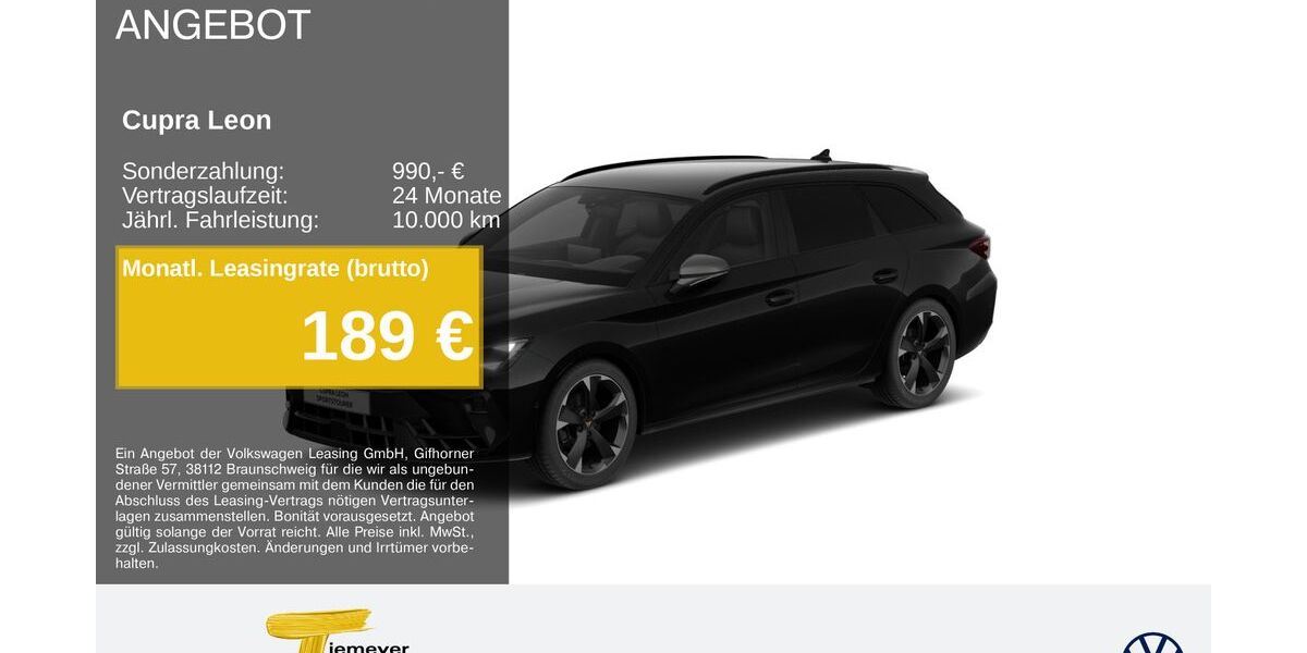 Cupra Leon 16.240 km 30.080 &euro; Remscheid 42897