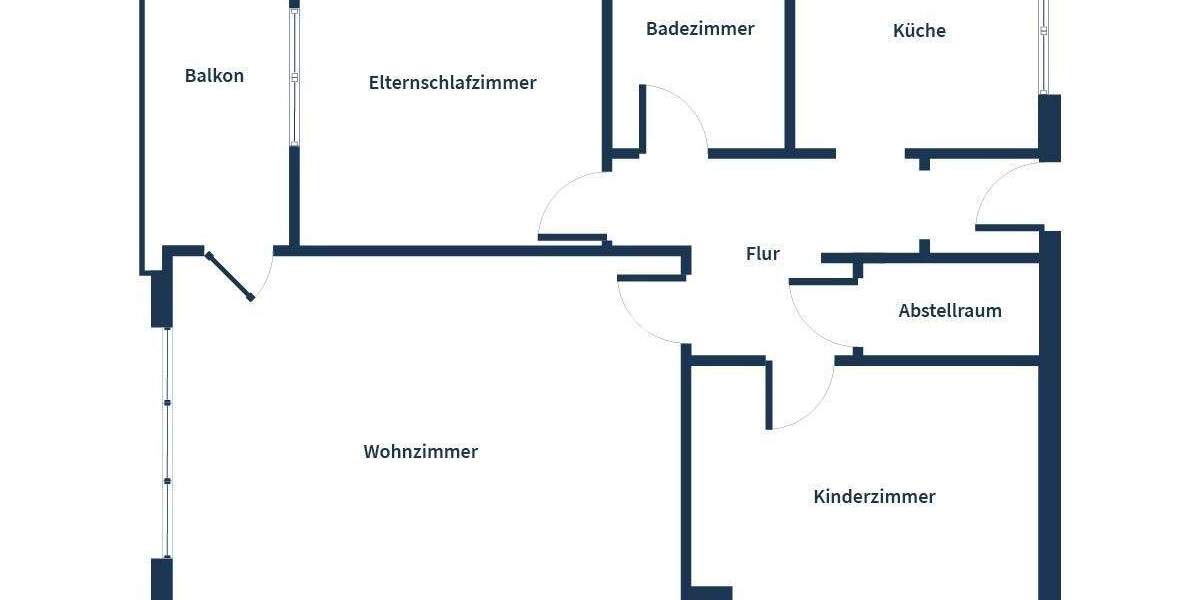 Etagenwohnung Leverkusen Lützenkirchen - 3 Zimmer, 78 m&sup2;, 160.000&euro; | Angebot:24710339