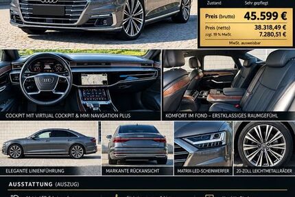 Audi A8 80.000 km 45.999 &euro; Düsseldorf 40489