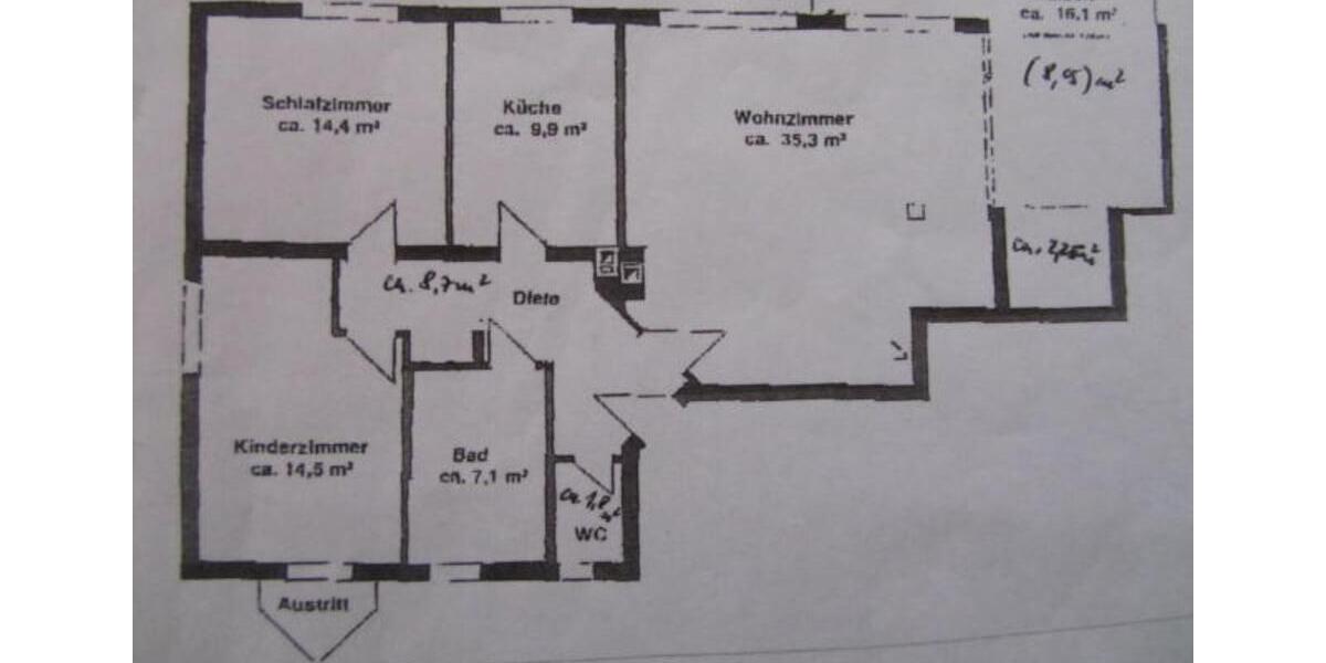 Etagenwohnung Wuppertal Gemarkung Ronsdorf - 3 Zimmer, 100 m&sup2;, 325.000&euro; | Angebot:24446612