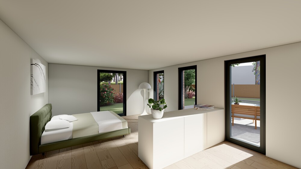 Architektenvilla am Waldrand - Bauhausbungalow mit Dachterrasse, Doppelgarage und exklusiver Privatsphäre - Villa Bensberg Bensberg | Angebot:27671361