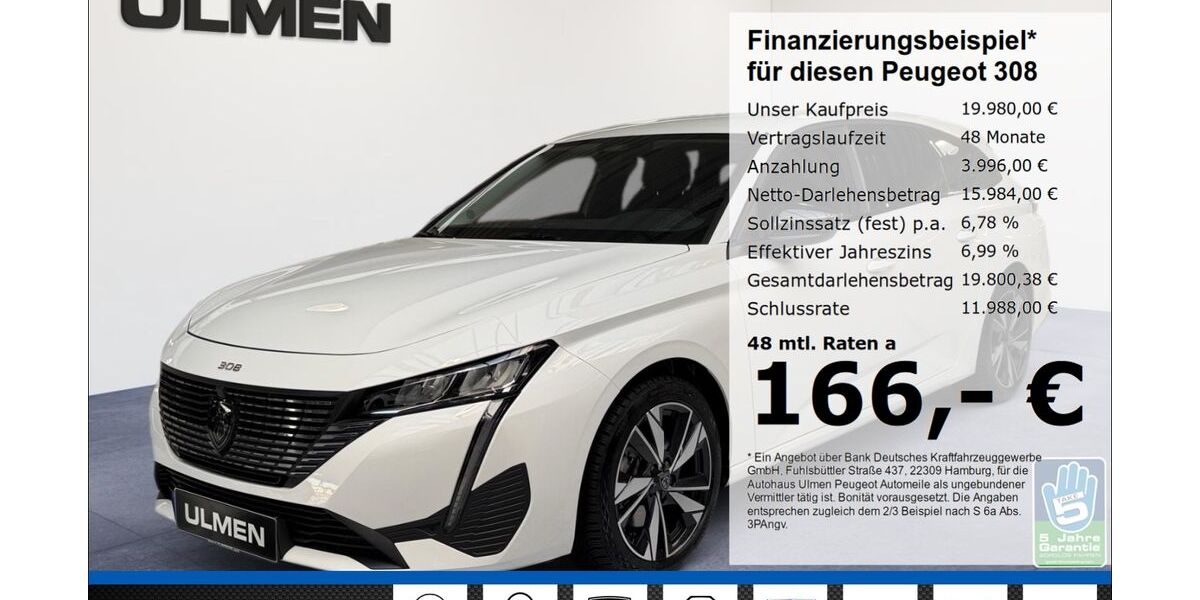 Peugeot 308 12.322 km 19.980 &euro; Düsseldorf 40233