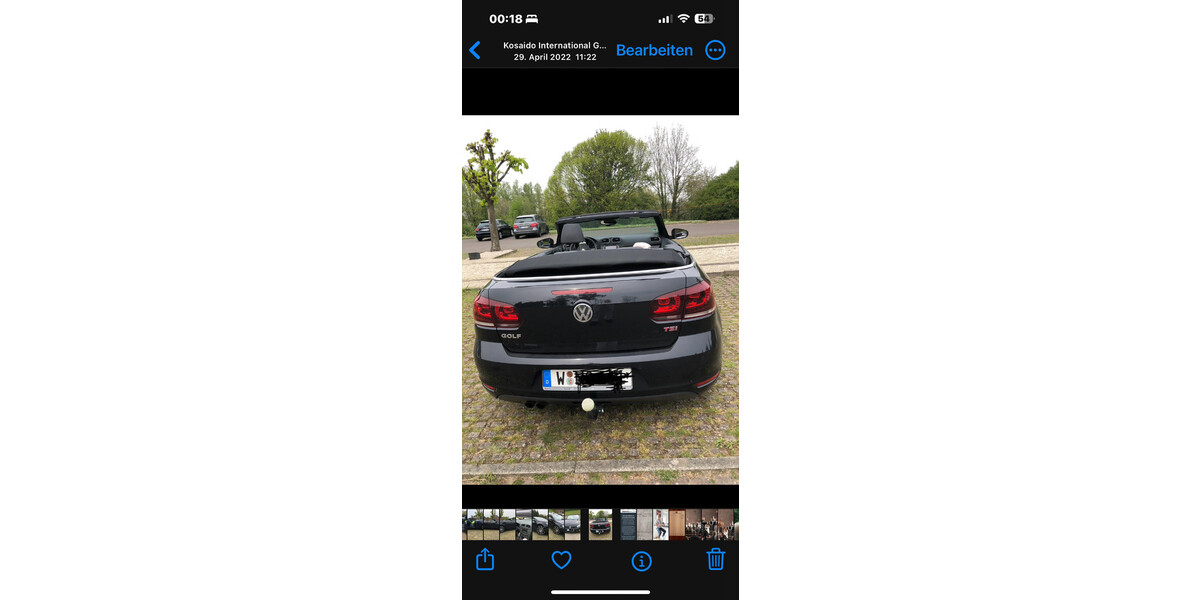 VW Golf VI Cabriolet 151.000 km 9.000 € Wuppertal 42275