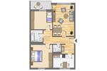 Etagenwohnung Ratingen Tiefenbroich - 3 Zimmer, 79 m&sup2;, 856&euro; | Angebot:26184251