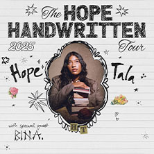 Hope Tala - The Hope Handwritten 2025 Tour 12.11.2025 Club Volta