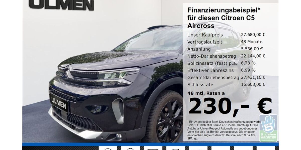 Citroen C5 Aircross 12.491 km 27.680 &euro; Ratingen 40880