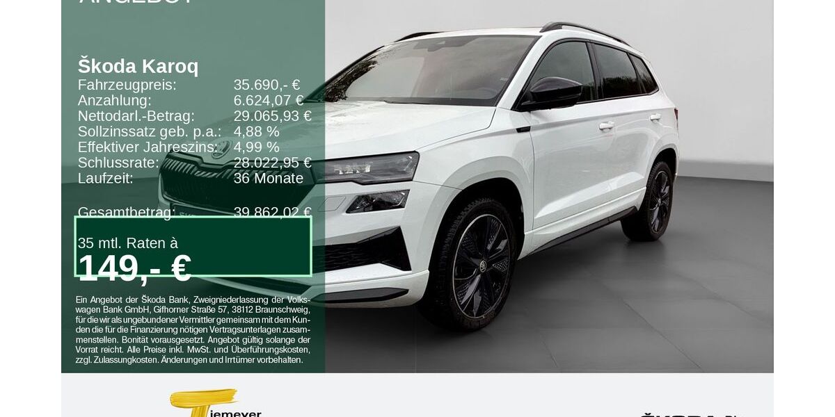 Skoda Karoq 10.649 km 35.690 &euro; Remscheid 42857