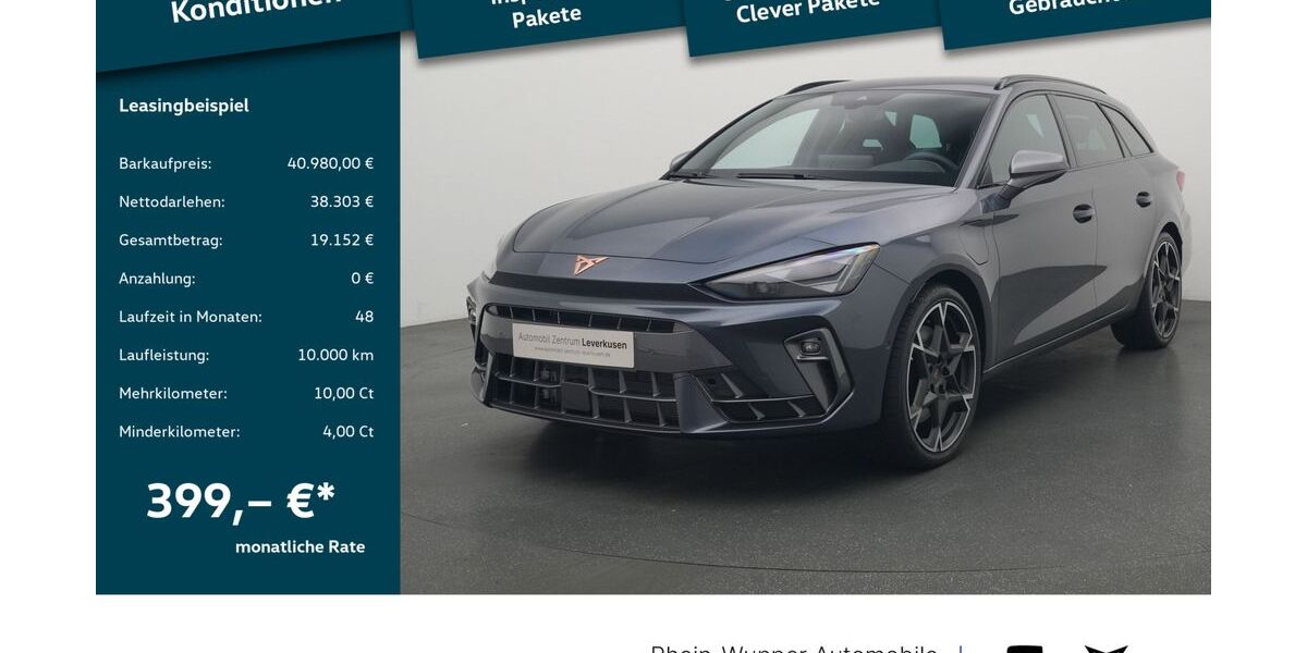 Cupra Leon 3.998 km 40.380 &euro; Leverkusen 51373