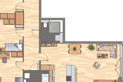 Wohnung Essen Südviertel - 4 Zimmer, 118 m&sup2;, 1.479&euro; | Angebot:26729458