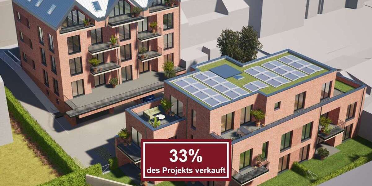 Etagenwohnung Neuss Gnadental - 2 Zimmer, 61 m&sup2;, 337.000&euro; | Angebot:23163589