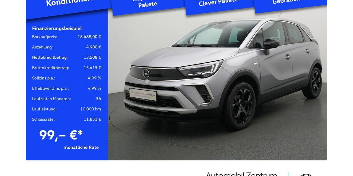 Opel Crossland (X) 19.268 km 18.488 &euro; Leverkusen 51379