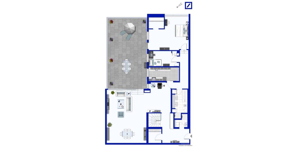 Terrassenwohnung Bergisch Gladbach Katterbach - 4 Zimmer, 221 m&sup2;, 689.000&euro; | Angebot:26160783