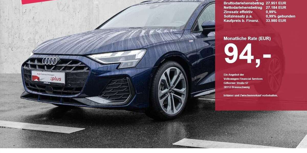 Audi A3 3.120 km 33.980 &euro; Düsseldorf 40549