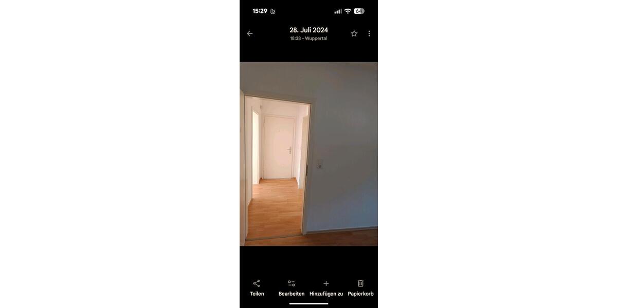 Etagenwohnung Wuppertal Elberfeld - 3 Zimmer, 59 m&sup2;, 485&euro; | Angebot:24473879