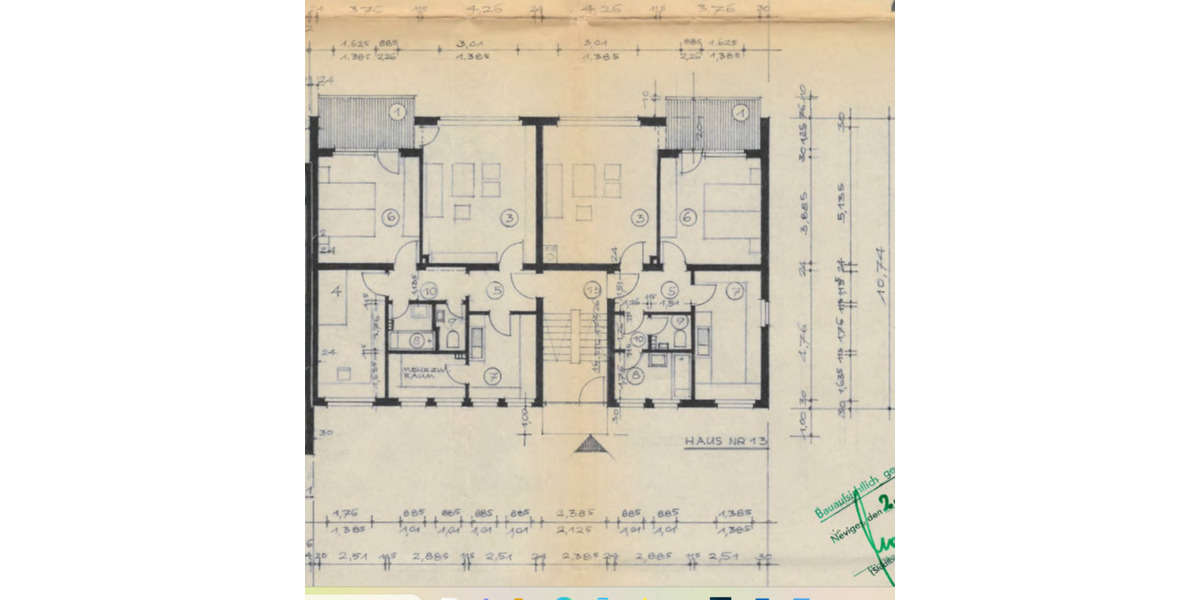 Etagenwohnung Wuppertal Dönberg - 2.5 Zimmer, 62 m&sup2;, 189.500&euro; | Angebot:24508347