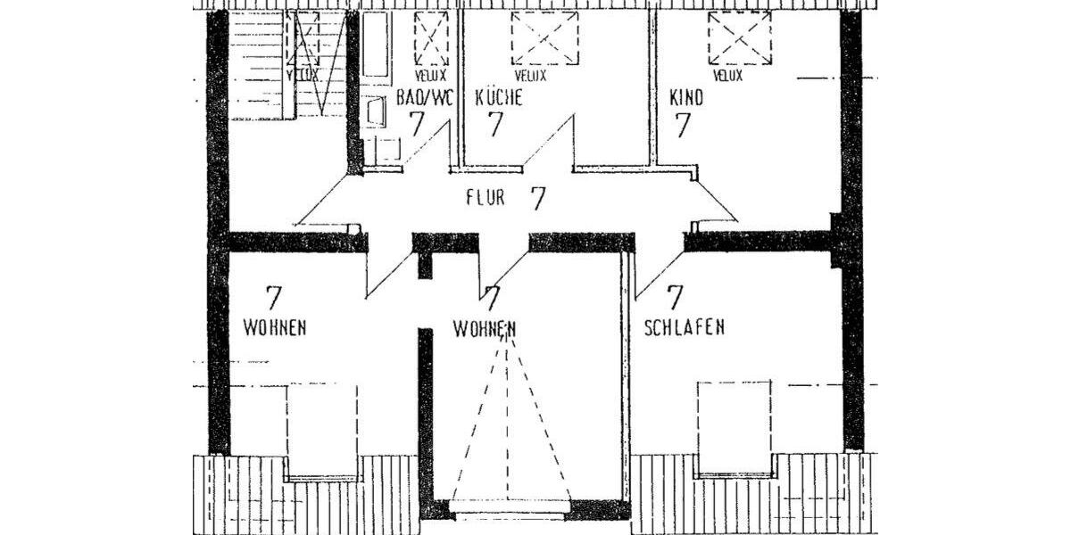 Etagenwohnung Solingen Ohligs - 4.5 Zimmer, 115 m&sup2;, 1.300&euro; | Angebot:26356801