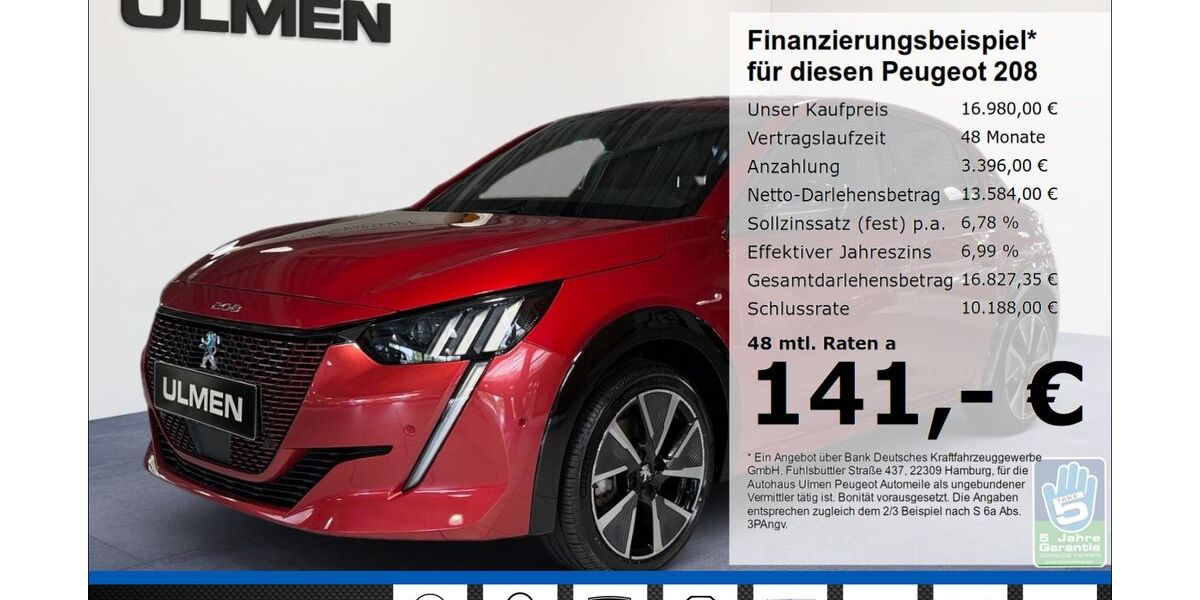 Peugeot 208 40.223 km 16.980 &euro; Düsseldorf 40233